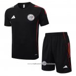 Fato de Treino Ajax 2025-2026 Manga Curta Preto - Calcas Curta