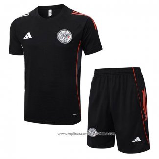 Fato de Treino Ajax 2025-2026 Manga Curta Preto - Calcas Curta
