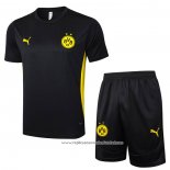 Fato de Treino Dortmund 2024-2025 Manga Curta Preto - Calcas Curta