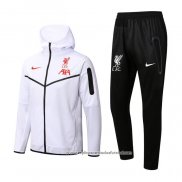 Fato de Treino Hoodie Liverpool 2022-2023 Branco