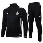 Jaqueta de Treinamento Real Madrid 2025-2026 Crianca Preto