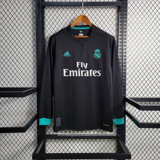 Retro Camisola 2º Real Madrid 2017-2018 Manga Comprida