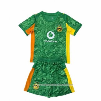 Camisola 1º Dortmund Goleiro 2025-2026 Crianca Verde