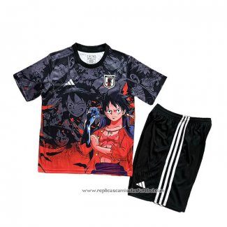 Camisola Japao Anime 2025-2026 Crianca Preto