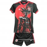 Camisola Japao Anime 2025-2026 Crianca Preto Vermelho