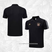 Camisola Polo del Alemanha 2022-2023 Preto