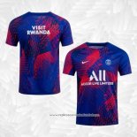 Camisola Pre Match del Paris Saint-Germain 2022 Azul y Vermelho