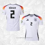 Camisola 1º Alemanha Jogador Rudiger 2024