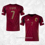 Camisola 1º Belgica Jogador De Bruyne 2024