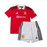 Camisola 1º Manchester United 2022-2023 Crianca