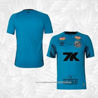 Camisola Santos Goleiro 2025 Azul Tailandia