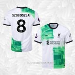 Camisola 2º Liverpool Jogador Szoboszlai 2023-2024