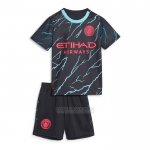 Camisola 3º Manchester City 2023-2024 Crianca