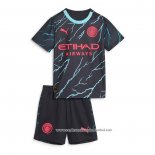 Camisola 3º Manchester City 2023-2024 Crianca