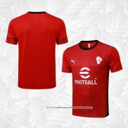 Camisola de Treinamento AC Milao 2025-2026 Vermelho
