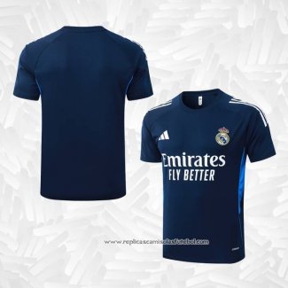 Camisola de Treinamento Real Madrid 2025-2026 Azul Branco