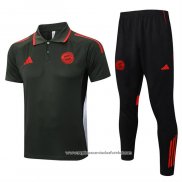 Conjunto Polo del Bayern de Munique 2025-2026 Verde Oscuro