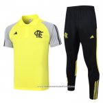 Conjunto Polo del Flamengo 2024-2025 Amarelo