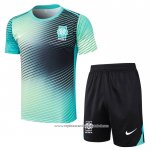 Fato de Treino Coreia do Sul 2024-2025 Manga Curta Verde - Calcas Curta