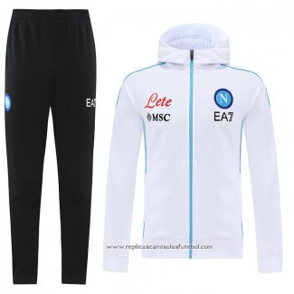 Fato de Treino Hoodie Naples 2022-2023 Branco