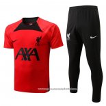 Fato de Treino Liverpool 2022-2023 Manga Curta Vermelho