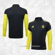 Jaqueta Real Madrid 2025-2026 Amarelo Cinza
