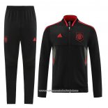 Jaqueta de Treinamento Manchester United 2022-2023 Preto y Vermelho