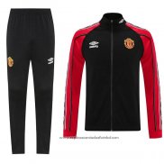 Jaqueta de Treinamento Manchester United 2025-2026 Preto