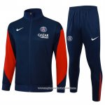Jaqueta de Treinamento Paris Saint-Germain 2025-2026 Azul Vermelho