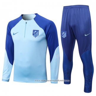 Sueter de Treinamento Atletico Madrid 2022-2023 Azul