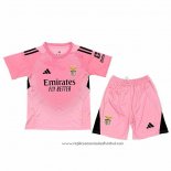 Camisola Benfica Goleiro 2025-2026 Crianca Rosa