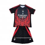 Camisola Benfica Special 2025-2026 Crianca Preto Vermelho