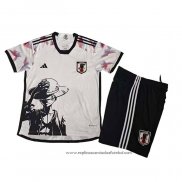 Camisola Japao Anime One Piece Luffy 2025 Crianca Branco