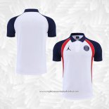Camisola Polo del Paris Saint-Germain Jordan 2022-2023 Branco