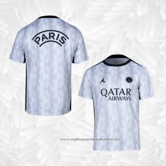 Camisola Pre Match del Paris Saint-Germain 2025-2026 Cinza