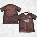 Camisola Pre Match del Paris Saint-Germain 2025-2026 Preto Vermelho