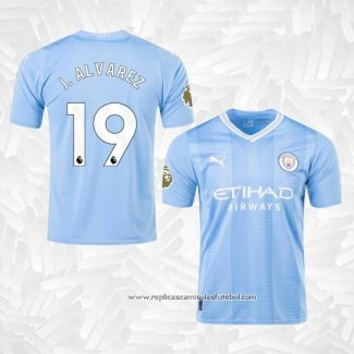 Camisola 1º Manchester City Jogador J.Alvarez 2023-2024