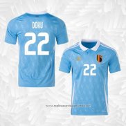 Camisola 2º Belgica Jogador Doku 2024