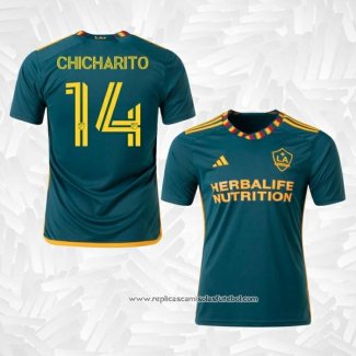 Camisola 2º Los Angeles Galaxy Jogador Chicharito 2023-2024