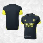 Camisola de Treinamento Real Madrid 2025-2026 Preto Amarelo