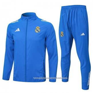 Chandal de Corta-vento do Real Madrid 2026-2027 Azul