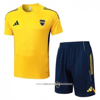 Fato de Treino Boca Juniors 2025-2026 Manga Curta Amarelo - Calcas Curta