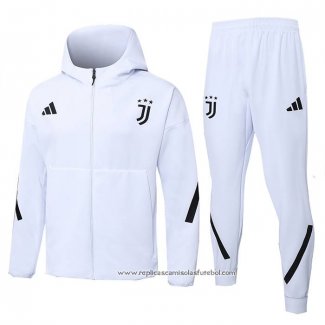 Fato de Treino Hoodie Juventus 2025-2026 Branco