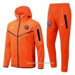 Fato de Treino Hoodie Paris Saint-Germain 2022-2023 Laranja