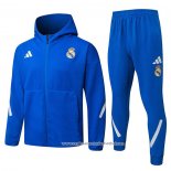 Fato de Treino Hoodie Real Madrid 2025-2026 Azul