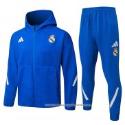 Fato de Treino Hoodie Real Madrid 2025-2026 Azul