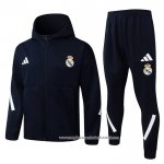 Fato de Treino Hoodie Real Madrid 2025-2026 Preto