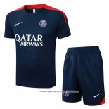 Fato de Treino Paris Saint-Germain 2025-2026 Manga Curta Azul - Calcas Curta
