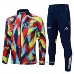 Jaqueta de Treinamento Arsenal 2025-2026 Vermelho Azul Amarelo