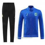 Jaqueta de Treinamento Barcelona 2024-2025 Azul
